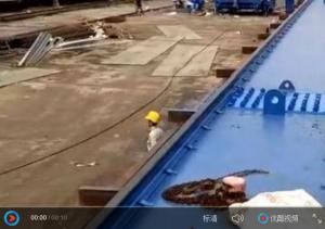 MEC造船門機(jī)安裝現(xiàn)場(chǎng)